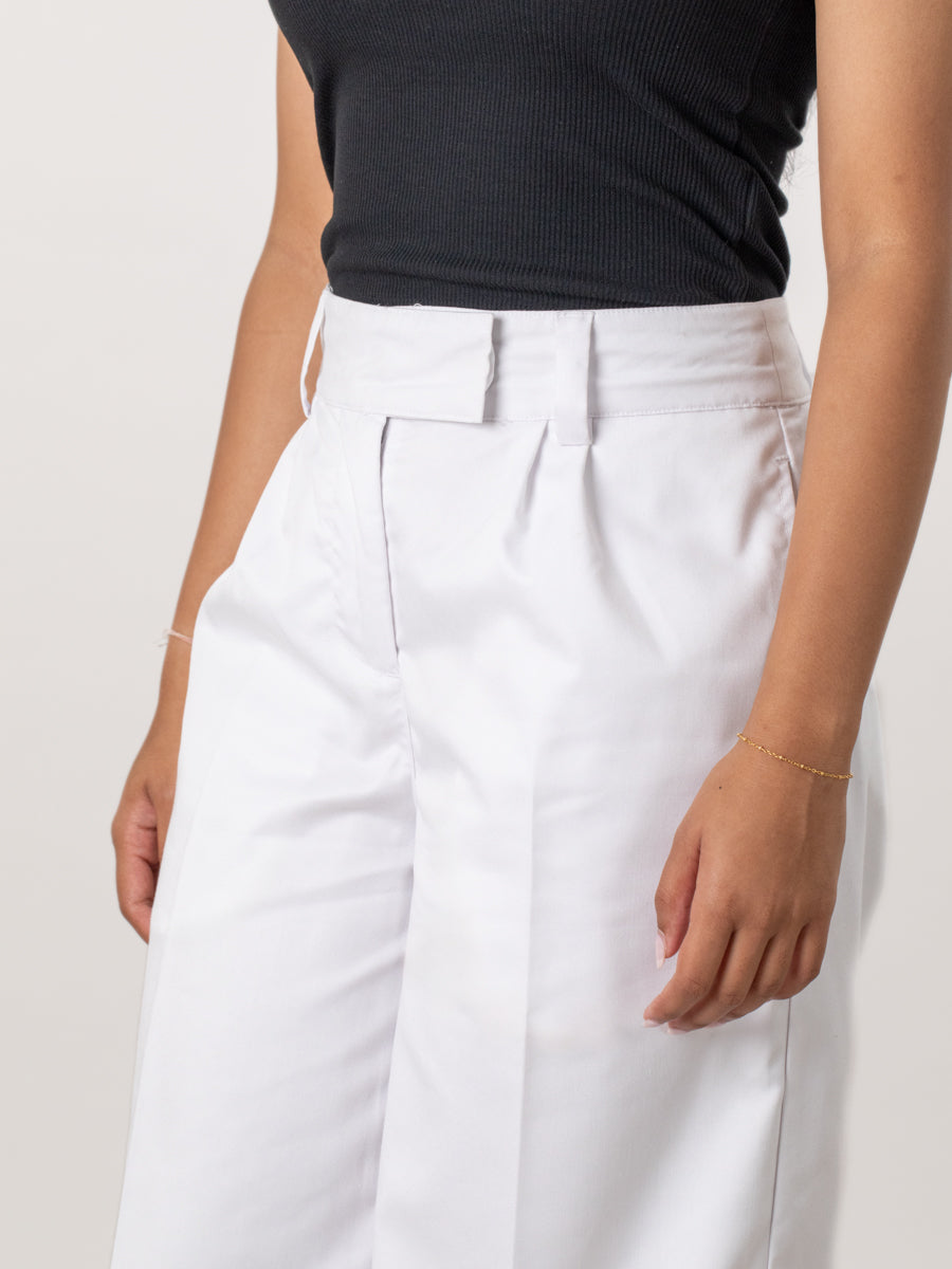 Classic Corporate Pant - White