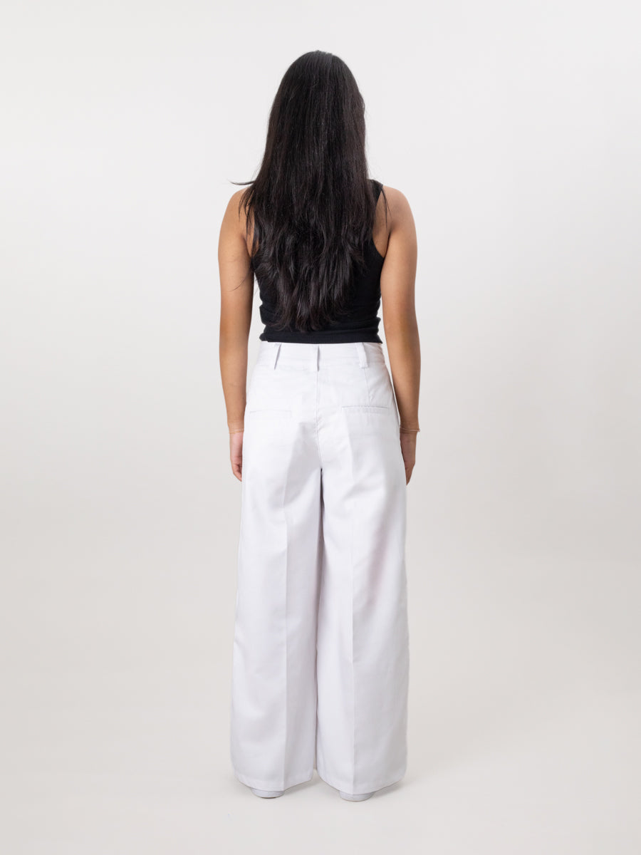 Classic Corporate Pant - White